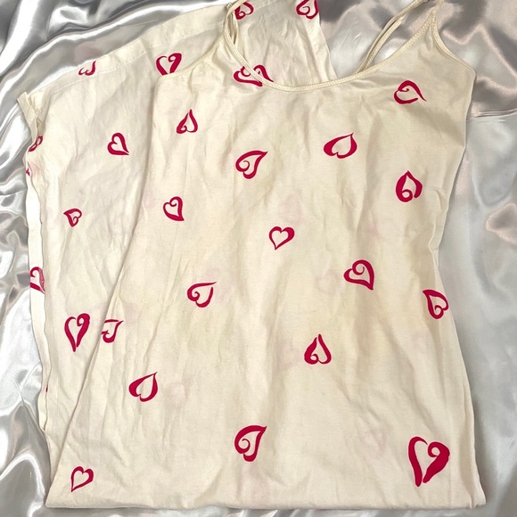 Victoria's Secret Other - 90’s Victoria secret heart print nightgown